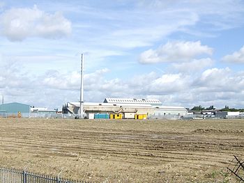 English: Works and brownfield site My old map ... English: Works and brownfield site My old map ...