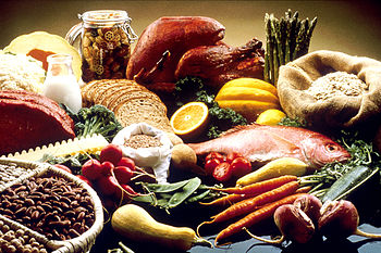 English: This image shows a display of healthy... English: This image shows a display of healthy...